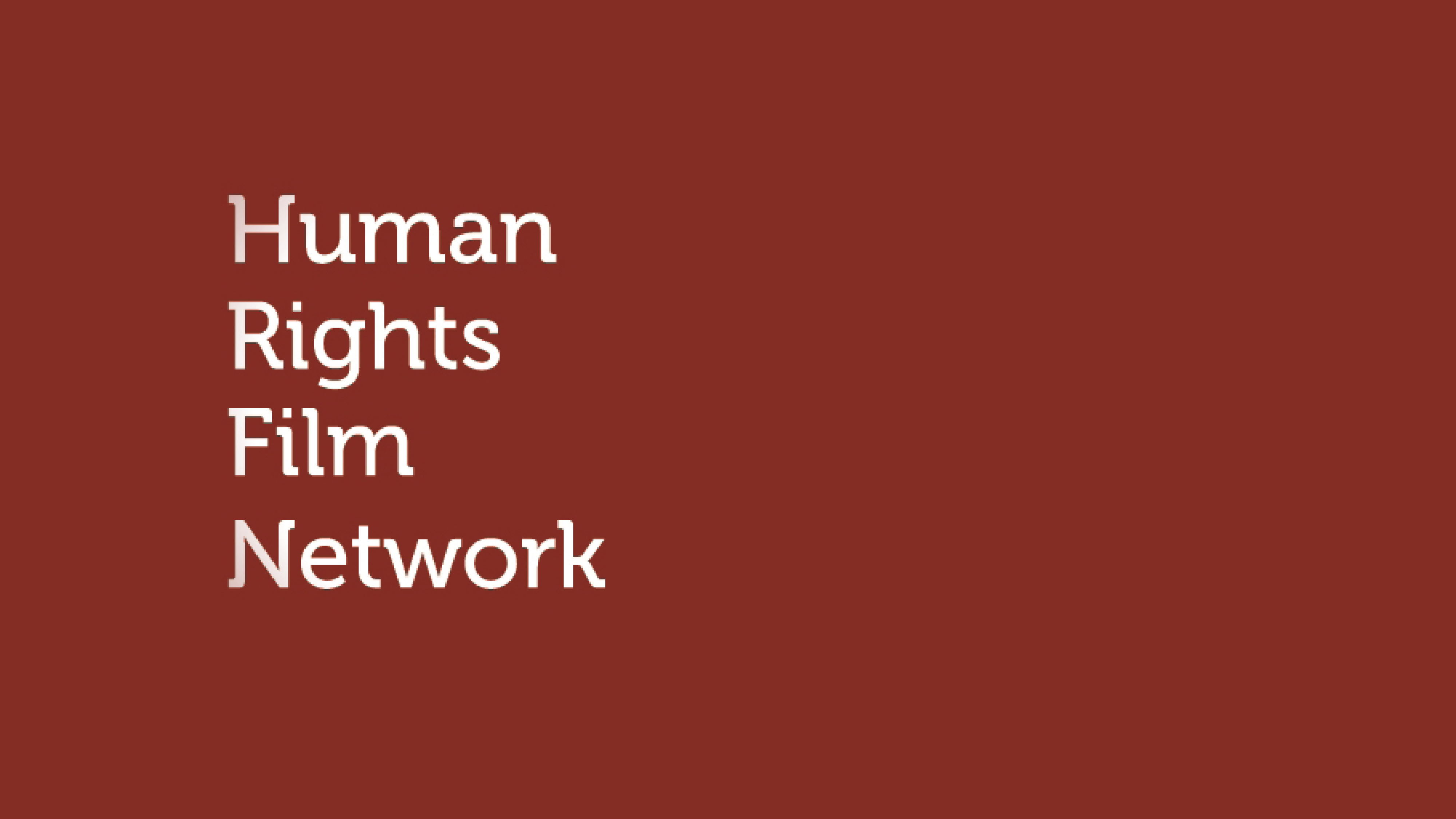 Grafický obrázek. Logo Festival Human Rights Film Network